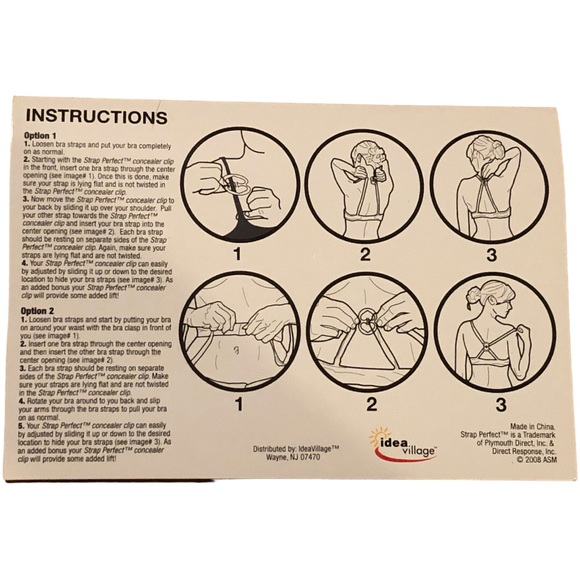 Strap Perfect Bra Strap Concealer / Posture Corrector / Boob Lift - Picture 7 of 7